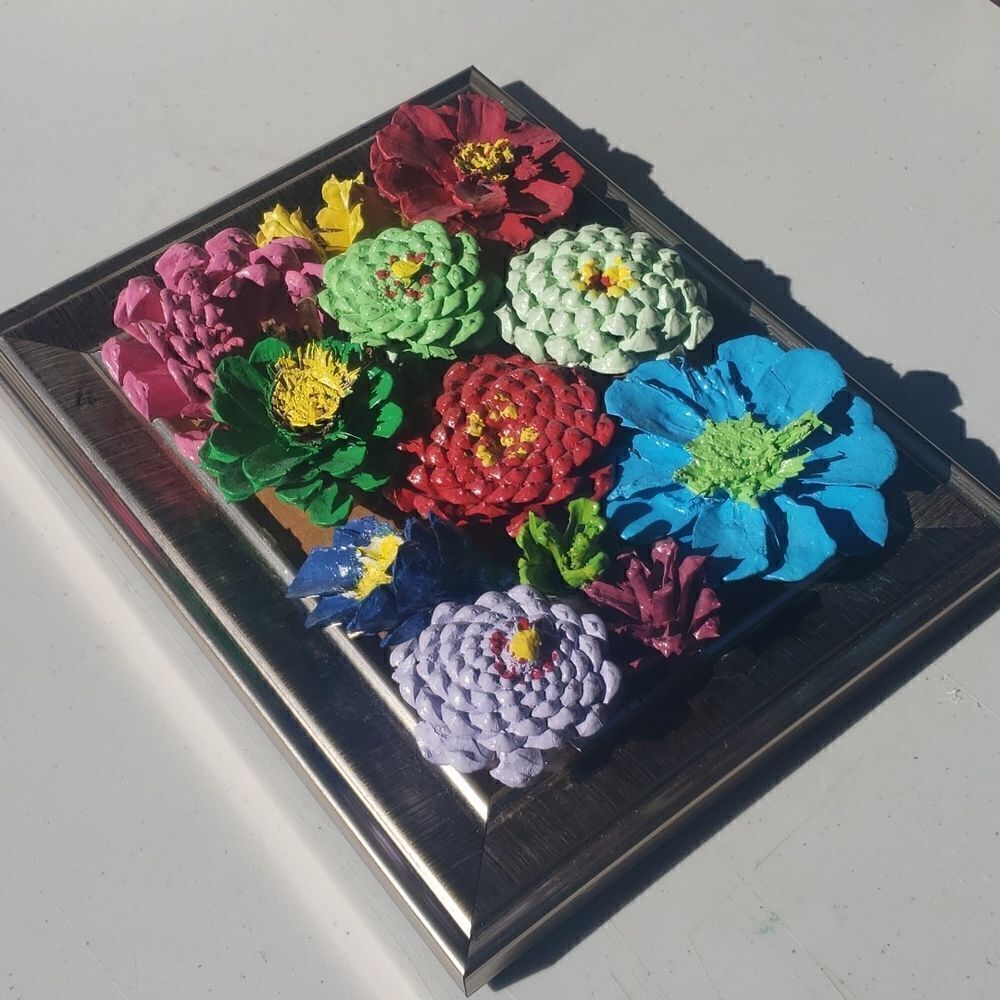 Pine Cone Floral Picture - Picture 2 of 8